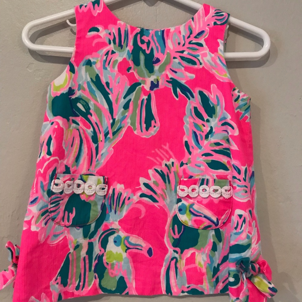 Lilly Pulitzer 12mo baby shift with bloomers. EUC.